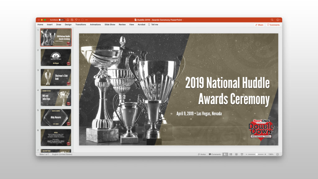 LB - PowerPoint Template Awards Ceremony